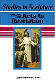 Cover of: Studies in Scripture, Vol. 6: Acts to Revelation