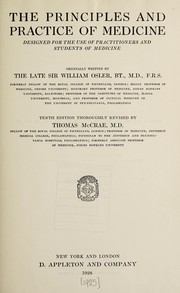 Cover of: The principles and practice of medicine by Osler, William Sir