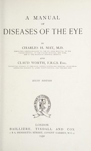 Cover of: A manual of diseases of the eye