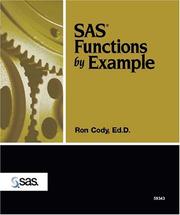 Cover of: SAS functions by example by Ronald P. Cody