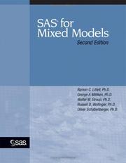 Cover of: SAS for Mixed Models, Second Edition