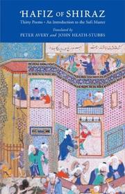 Cover of: Hafiz of Shiraz: Thirty Poems an Introduction to the Sufi Master