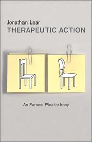 Cover of: Therapeutic Action: An Earnest Plea for Irony