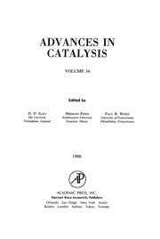 Cover of: Advances in Catalysis