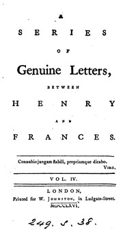 a-series-of-genuine-letters-between-henry-and-frances-by-r-and-e-griffith-cover