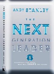 Cover of: The Next Generation Leader