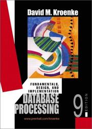 Cover of: Database Processing by David Kroenke