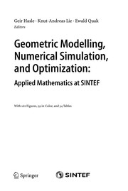 Cover of: Geometric modelling, numerical simulation, and optimization | 