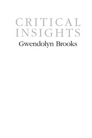 Cover of: Gwendolyn Brooks | 