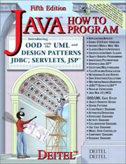 Cover of: Java How to Program, Fifth Edition by Paul J. Deitel, Harvey M. Deitel, Paul J. Deitel