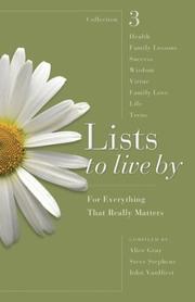 Cover of: Lists to Live By: The Third Collection by 