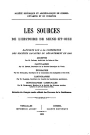 les-sources-de-lhistoire-de-seine-et-oise-cover