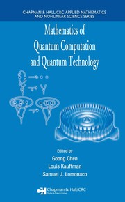 Cover of: Mathematics of quantum computation and quantum technology | 