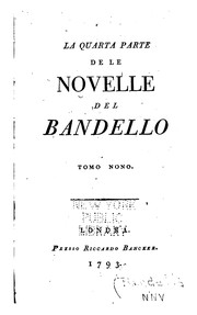 Cover of: Novelle