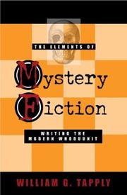 Cover of: Elements of Mystery Fiction, The by William Tapply