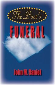 Cover of: Poet's Funeral, The by John M. Daniel