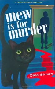 Cover of: Mew is for Murder by Clea Simon, Clea Simon