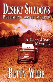 Cover of: Desert Shadows (Lena Jones Mysteries)