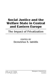 Cover of: Social justice and the welfare state in Central and Eastern Europe | 