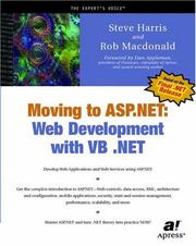 Cover of: Moving to ASP.NET: Web Development with VB .NET