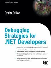 Cover of: Debugging Strategies For .NET Developers by Darin Dillon