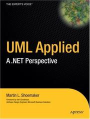 Cover of: UML Applied: A .NET Perspective