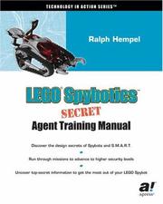Cover of: LEGO Spybotics Secret Agent Training Manual