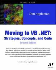 Cover of: Moving to VB .NET: Strategies, Concepts, and Code, Second Edition