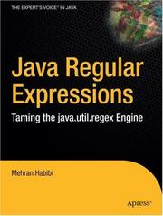 Cover of: Java Regular Expressions by Mehran Habibi