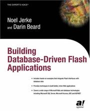 Cover of: Building Database Driven Flash Applications by Darin Beard, Noel Jerke