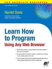 Cover of: Learn How to Program Using Any Web Browser by Harold Davis