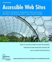 Constructing accessible web sites by Jim Thatcher
