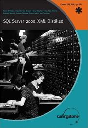 Cover of: SQL Server 2000 XML Distilled