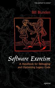 Cover of: Software exorcism by Bill Blunden