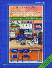 Cover of: Reading Inventory for the Classroom & Tutorial Audiotape Package, Fifth Edition by E. Sutton Flynt, Robert B. Cooter