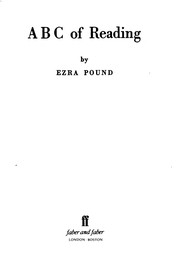 Cover of: ABC of reading | Ezra Pound