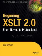 Cover of: Beginning XSLT 2.0: From Novice to Professional (Beginning: from Novice to Professional)