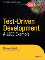 Cover of: Test-Driven Development: A J2EE Example (Expert's Voice)