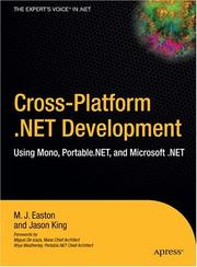 Cover of: Cross-Platform .NET Development: Using Mono, Portable.NET, and Microsoft .NET