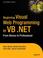 Cover of: Beginning Visual Web Programming in VB .NET