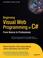 Cover of: Beginning visual web programming in C#