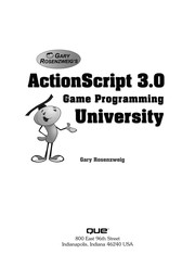 Cover of: ActionScript 3.0 game programming university | Gary Rosenzweig