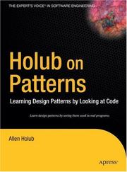 Cover of: Holub on Patterns by Allen Holub