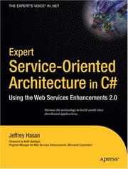 Cover of: Expert Service-Oriented Architecture in C# by Jeffrey Hasan