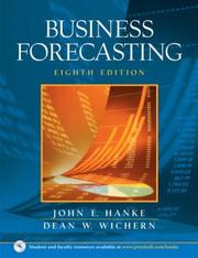 Cover of: Business Forecasting and Student CD Package (8th Edition) by John E. Hanke, Dean W. Wichern