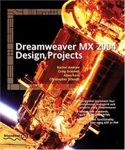 Cover of: Dreamweaver MX 2004 Design Projects