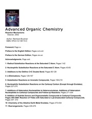 Cover of: Advanced organic chemistry: reaction mechanisms