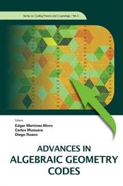 Cover of: Advances in algebraic geometry codes | 