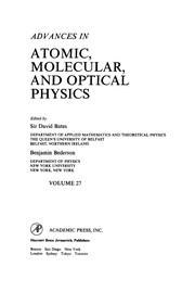 Cover of: Advances in Atomic, Molecular, and Optical Physics, 27 | D. R. Bates