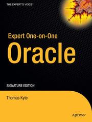 Cover of: Expert Oracle, Signature Edition Programming Techniques and Solutions for Oracle 7.3 through 8.1.7 (Expert One-On-One) by Thomas Kyte